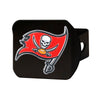 NFL - Tampa Bay Buccaneers  Black Metal Hitch Cover - 3D Color Emblem