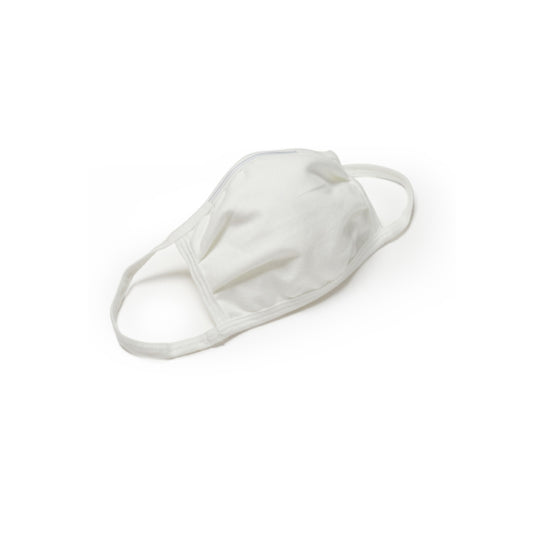 Hanes Cotton Face Mask White 10 pk
