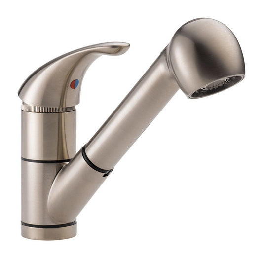 Peerless One Handle  Stainless Steel Pull Out Kitchen Faucet