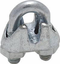 National Hardware Stainless Steel Wire Cable Clamps 1-1/32 in. L