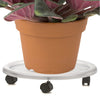 Gardener's Blue Ribbon  3.5 in. H Plastic  Planter Caddie  Clear