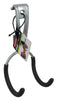Rubbermaid  FastTrack  3.1 in. W x 3 in. D Silver / Black  Steel  Compact Hook