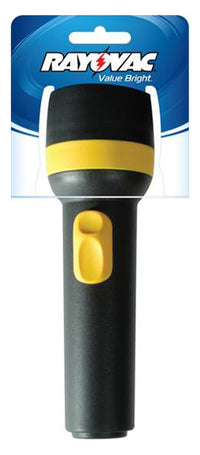 Rayovac Brite Essentials 9 lm Assorted Incandescent Flashlight D Battery