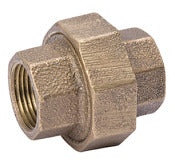 B And K Industries 459-004NL 3/4" Red Brass Union
