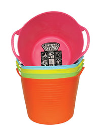 Red Gorilla 3.7 gal. Plastic Flexible Tub Round (Pack of 5)