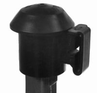 10pc T-Post Safety Top'r Black