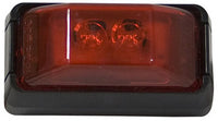 LED Trailer Marker Light Kit, Red, 2.5 x 1.25-In.