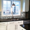 Peel and Impress 9.3 in. W X 11 in. L Multiple Finish (Mosaic) Vinyl Adhesive Wall Tile 4 pc