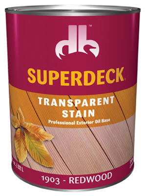 Superdeck Transparent Satin Redwood Penetrating Oil Deck Stain 1 qt. (Pack of 6)