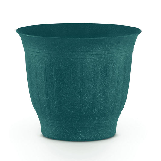 Bloem Colonnade 12 in. H x 16 in. Dia. Polyresin Planter Green (Pack of 6)