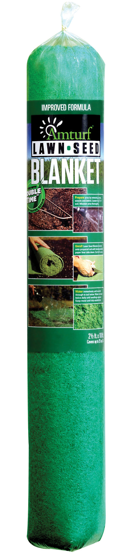 Amturf Enterprises Llc Biodegradable Mulch Sun and Shade Mix Northwest Lawn Seed Blanket 25 sq. ft.