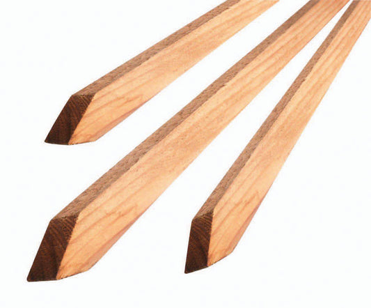 Bond 1 in. W x 1 in. D Brown Redwood Garden Stakes (Pack of 25)