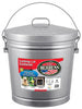 Behrens High Grade Steel 6106 6 Gal Silver Galvanized Steel Storage Can W/Locking Lid