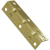 National Hardware 3-1/2 in. H X 3/4 in. W Brass-Plated Steel Brace