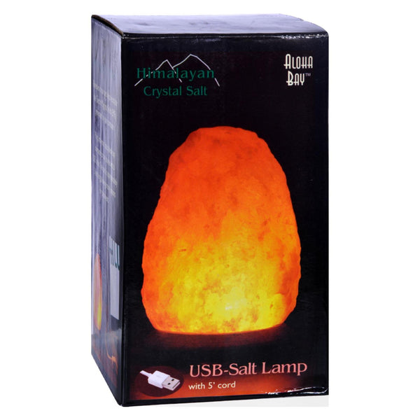 Lámpara de sal del Himalaya con enchufe USB