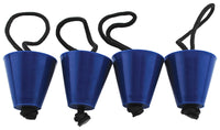 YakGear Rubber Blue Scupper Plugs