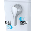 TOTO® WASHLET®+ Aquia IV® Cube Two-Piece Elongated Dual Flush 1.28 and 0.8 GPF Toilet with Auto Flush S550e Bidet Seat, Cotton White - MW4363056CEMFGA#01