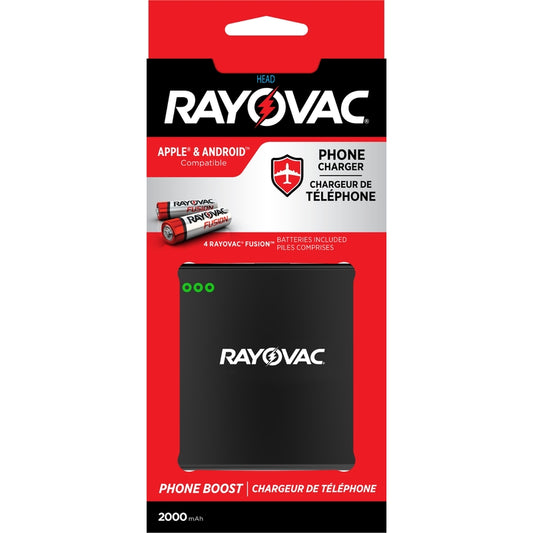 Rayovac Battery Powered Phone Charger 1 pk