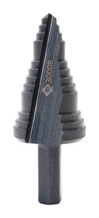 Greenlee Kwik Stepper 1-1/8  S X 2-15/16 in. L Steel #8 Step Drill Bit 1 pc