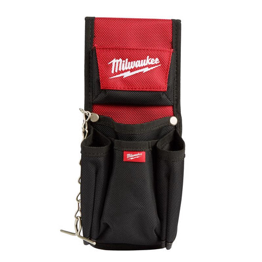 Milwaukee  5.9 in. W x 7.5 in. H Ballistic Nylon  Compact Utility Pouch  7 pocket Black/Red  1 pc.