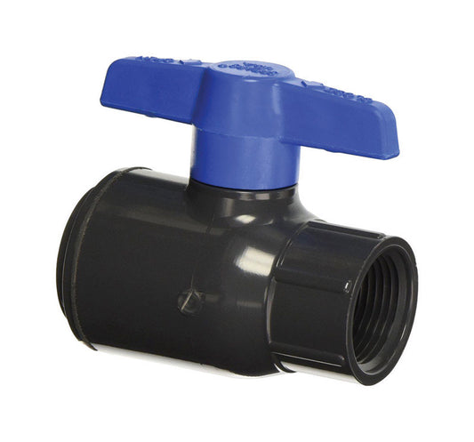 Spears 1-1/2 in.   FPT  T X 1-1/2 in.   D FPT  PVC Utility Ball Valve
