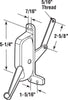 Prime-Line Silver Steel Left Awning Window Operator For Pan-American