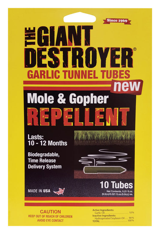 Atlas The Giant Destroyer Animal Repellent Tubes 0.21 fl. oz. for Gophers & Moles