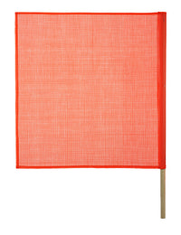 Safety Flag, PVC, 18 x 18-In.