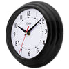 La Crosse Technology 8 in. L X 1.6 in. W Indoor Vintage Analog Wall Clock Glass/Plastic Black