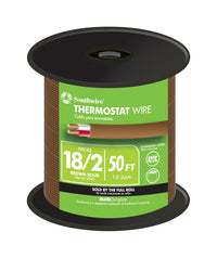 Southwire Thermostat Wire 18 Ga, 2 Conductor 150 V 20 Deg C 50 '