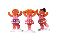 Lemax  Dancing Sugar Plum Girls  Porcelain Village Accessory  Multicolor  Resin  1.77 in. 3 pk