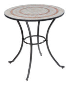 Living Accents 8014991 27 Round Mosaic Stone Living Accents Bistro Table