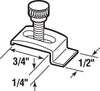 Prime-Line  Mill  Aluminum  Panel Clip  For 1/2 inch 4 pk