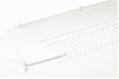 All-Purpose Wire Shelf Kit,, White,, 6-Ft. x 16-In.