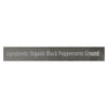 Spicely Organics - Organic Peppercorn - Black Ground - Case of 2 - 3 oz.