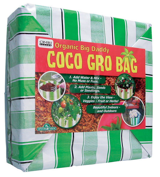 Hydrofarm  Plant!t Big Daddy  Organic Coco Gro Bag  0.5 cu. ft.