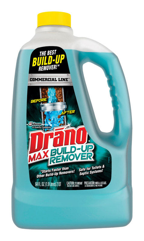 Drano Max Liquid Build-Up Remover 64 oz. (Pack of 4)
