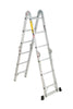 Werner 12 ft. H Aluminum Telescoping Extension Ladder Type IA 300 lb. capacity