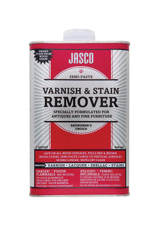 Jasco Varnish & Stain Paint and Varnish Remover 1 qt.