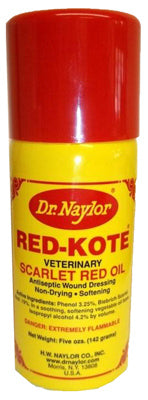 Red Kote  Aerosol  Wound Care  For Horse 5 oz.