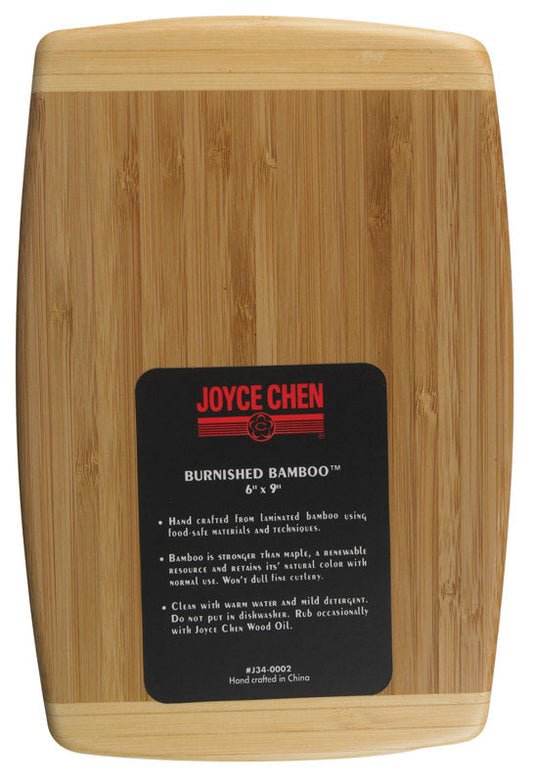 Joyce Chen J34-0002 6" X 9" Bamboo Cutting Board