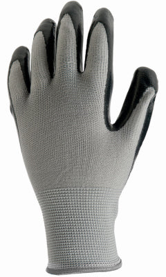 Nitrile-Coated Work Gloves, Men's L, 3-Pk.