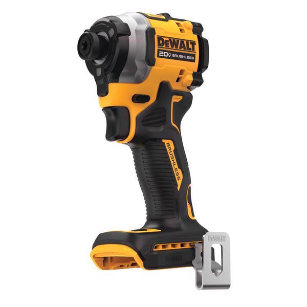 Herramienta atornilladora de impacto inalámbrica DeWalt 20V MAX ATOMIC de 1/4 pulg. y 3 velocidades sin escobillas