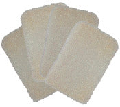 Evriholder Scstmspngos1272 6" X 4" X 0.75" Sophisti-Clean Stainless Steel Multipurpose Cleaning Sponges 4 Count