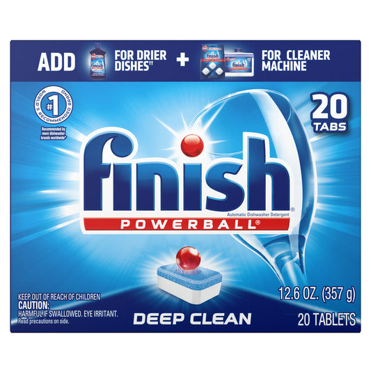 Finish  Powerball Tabs  Fresh Scent Pods  Dishwasher Detergent  13 oz.