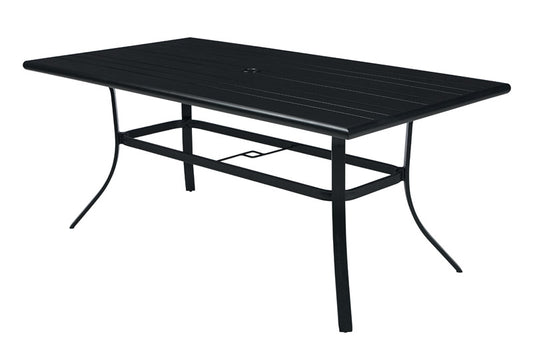 Living Accents  Heritage  Rectangular  Brown  Aluminum  Dining Table
