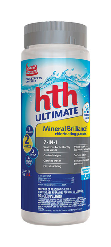 hth ultimate mineral brilliance Granule Chlorinating Chemicals 2 lb. (Pack of 6)