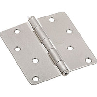 4" - 1/4 RAD HINGE SAT NICK