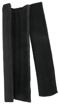 Noseband Cover For Poly Rope Cow Halter, Black Neoprene, 8-In., 2-Pk.