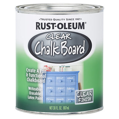 Rustoleum 284469 30 Oz Clear Chalkboard Paint (Pack of 2)